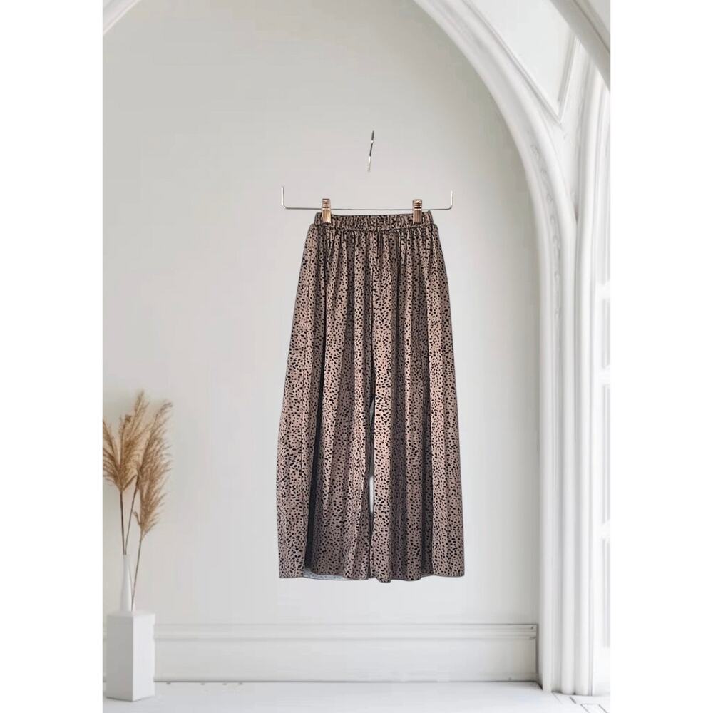 Girls Brown Flare Pants Size 9-10 Years Old